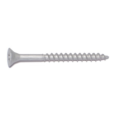 Buildright Deck Screw, #7 x 2 in, Steel, Flat Head, Phillips Drive, 3000 PK 09247
